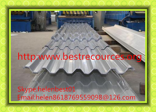 0.17mm*900mm*3000mm roof plate GI corrugated steel sheet