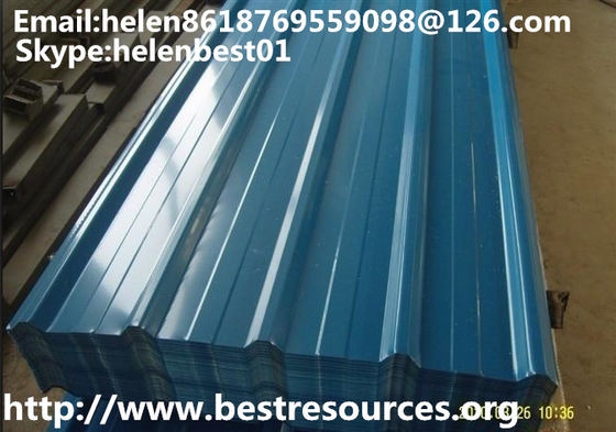 Good price 0.48mm*840mm*4000mm roof plate PPGI corrugated steel sheet online